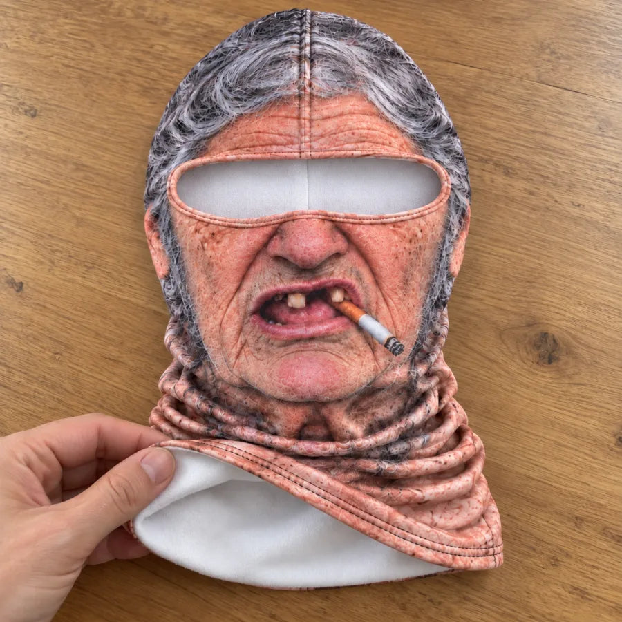 SnowGoofy Funny Face Ski Mask