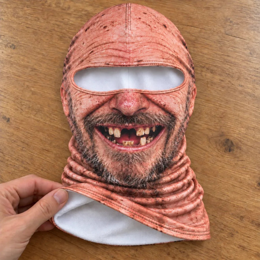 SnowGoofy Funny Face Ski Mask