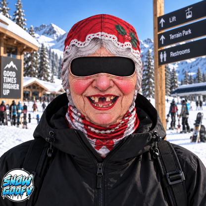 SnowGoofy Crazy Face Ski Mask