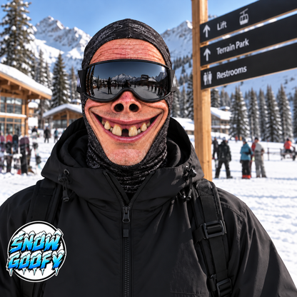 SnowGoofy Crazy Face Ski Mask