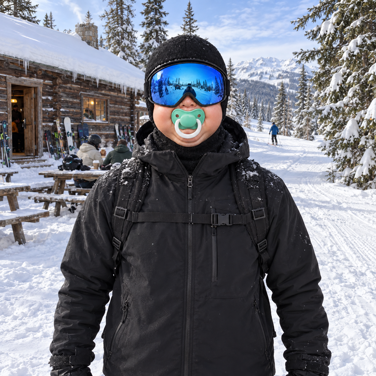 SnowGoofy Baby Face Ski Mask
