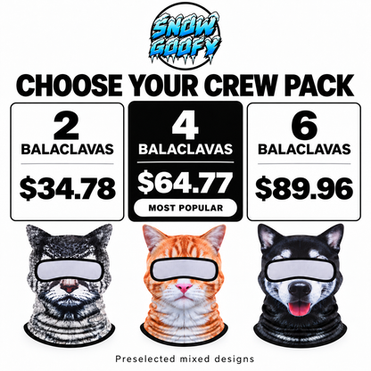 SnowGoofy Alpine Balaclavas ⛷️